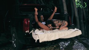 Lesbian Sex so Hot this Chick got Knocked the Fuck Out