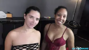 Two Beautiful Babes Getting Their Reward After an Amazing Blowbang