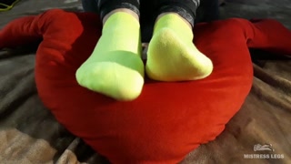 My beautiful feet in socks compilation