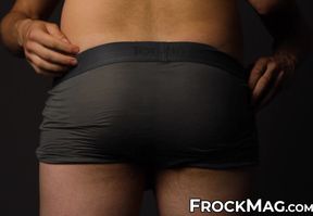 Hot Aram arches his back with his legs up to welcome the hard throbbing cock of hands