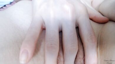 Her hard nipples show she’s still cumming after fingering herself