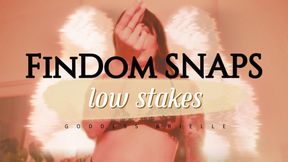 FINDOM SNAPS: LOW STAKES ($100)