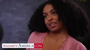 Young and busty Hadiya Honey gets a lesson in fucking from her teacher