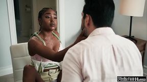 You shouldnt have spied on me stepdad now I make you lick me