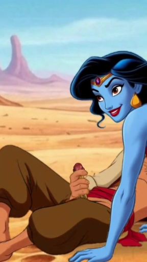 Aladdin Porn: Cuckold Aladdin Finds a Magic Lamp and Makes a Dirty Wish. Cartoon fairy tales   Clip 1
