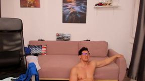 Masturbating on the Floor and Dirty Talking