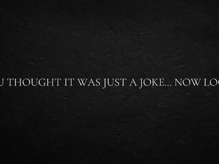 U thought it was just a joke… now look