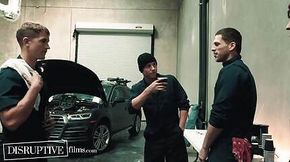 Mechanic Seduces & Fucks His Closeted Gay Coworker