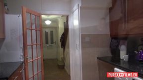 Big ass ebony Chanell Santos fucked and sprayed on tits by Luke Hotrod