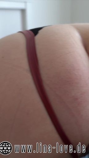 Thrilling moment from &quot;Naughty girl gets big ass and pussy spanked, fucked hardcore and squirts!!&quot;