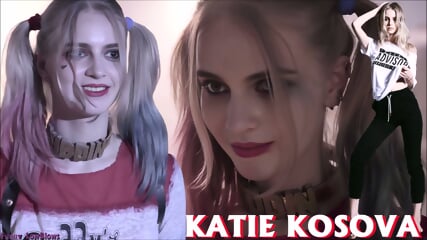 HARLEY QUINN ballbusting NIGHTWING kick in the balls Hollywood Ninja Katie Kosova