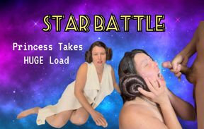 Slutty Princess Takes HUGE CUMSHOT Wet Pussy &amp; Facial Cum Cosplay