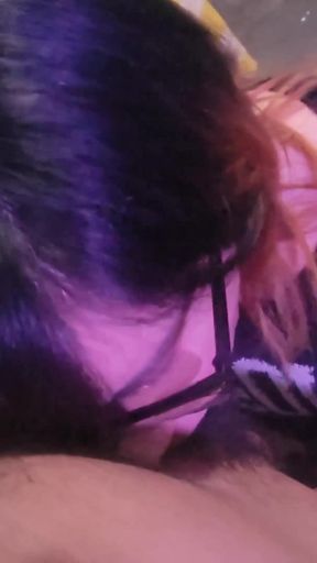 Stunning moment from &quot;Crystal Phoenix blowjob and deepthroat BWC&quot;