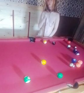 Playing Billiard - Pool