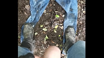 Wood and jeans