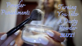 Makeup Powder on Body and Cock
