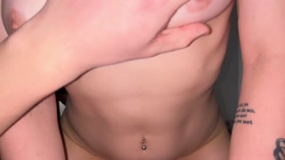 18 year old girl gets on my cock and rides until she cums