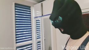 balaclava mask and diving mask fetish for special order custom video