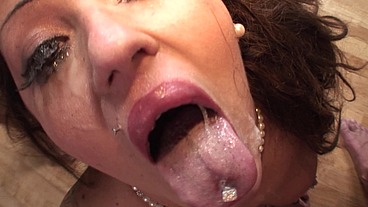 Tatted Up Brunette Slut Ely Pink Does A Dude Then Does His Old Friend!