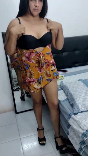 Memorable moment from "My husband's step cousin goes into her room so that he can fill her panties with milk and then go"