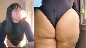Bubblegum blow and big ass treadmill walk HD - Bunny Looner