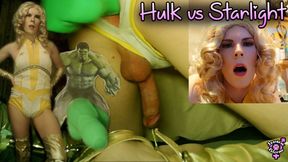 The Hulk Vs Starlight Futa Hard Breeding &amp; Anal Orgasms HULK SMASH! Jessica Bloom