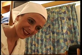 Redhead French Nurse Assfucked Before a Cumshot