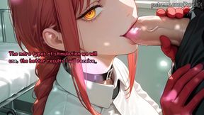 Your Doctor Makima is checking on your massive cock's health (Sex JOI)