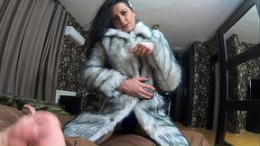 MilfyCalla compilation - Fetish sex &mdash;  blow-jobs and rough sex while wearing sexy fur coats -5- preview