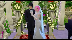 Sakuras Hot Wedding Night Romance Ignites with Naruto in steamy Hentai Tale
