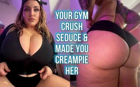 Big Ass Gym Crush Caught You Alone & Drained Your Balls