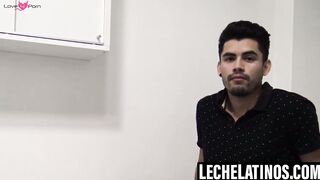 LecheLatinos.com - Xstian's cum exploding cock sucking