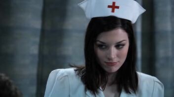 Filthy hot sex between nurse Stoya and patient James Deen