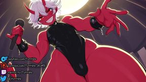 Femboy Sissy Trap Gushing cum essence choked damp sloppy blowjob demon breeding