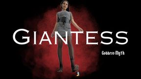 Giantess Smashes Tiny Man With Stocking Feet