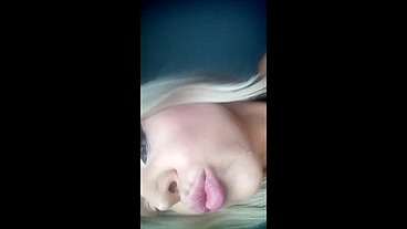 Teen Blonde ts hooker is a good cocksucker and semen shooter