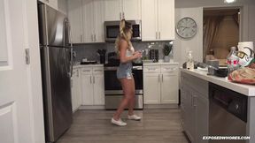 Horny Slut Gets Bangged and Pissed on My Home Owner
