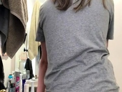 Amateur blonde ass fucked