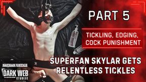 Superfan Skylar Gets Tickled, Edged, And Cock Punished On The Bed (Part 5)