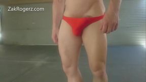 Speedo Horny Hung Aussie gets Hard  Naked  in Shed - Zak Rogerz