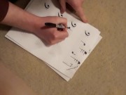 Cum-posing for Cello (Cumming on Sheet Music)