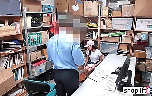 Corrupt cop got busted a petite teen because of felony