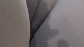 PAWG Sitting and Wetting Grey Leggings & Pajama Dress