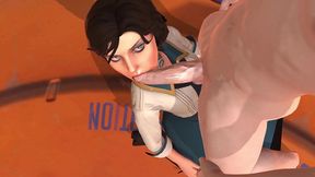 bioshock elizabeth blowjob and cumshot
