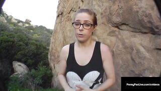 Ginger Vulgar Hiker Penny Pax Pussy Nailed Outdoor By Wild