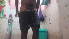 Tamil10inchesbbc Sexy Shaving and Bathing Session and Surprise at End Part 2