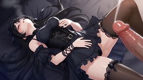 demure gothic girl with rock star - full movie 2 hentai