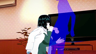 One Punch-Man Hentai - Fubuki Blowjob - Japanese Asian Manga anime game porn
