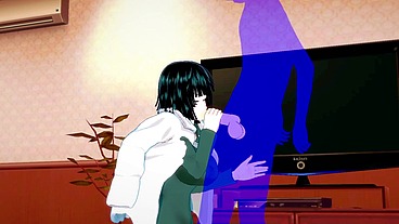 One Punch-Man Hentai - Fubuki Blowjob - Japanese Asian Manga anime game porn