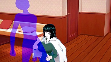 One Punch-Man Hentai - Fubuki Blowjob - Japanese Asian Manga anime game porn